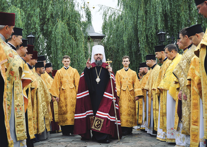 Вселенську панахиду за упокій душ полеглих козаків та селян відправив митрополит Київський і всієї України Епіфаній